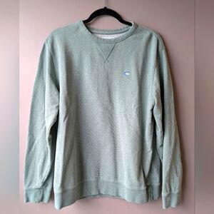 Southern Tide Men's Green Crewneck Sweater Green M